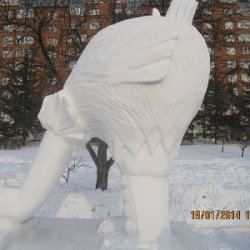 Фигура COMPUTERIADA, или страус спрятался. Латвия