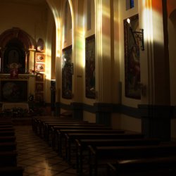 Interior del Santuario de Santa María Magdalena en Novelda de Alicante