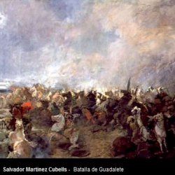 Картина художника Сальвадора Мартинеса Кубельса - Битва Гуадалете