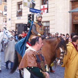 Капитан христианского войска во время праздника Мавров и Христиан в Алькое