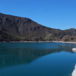 Водохранилище "Эль Сенахо" на реке Сегура в провинции Альбасете