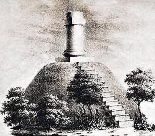Монумент Хосров-Мирзе на Машуке. Рис. Дж. Бернардацци, 1830
